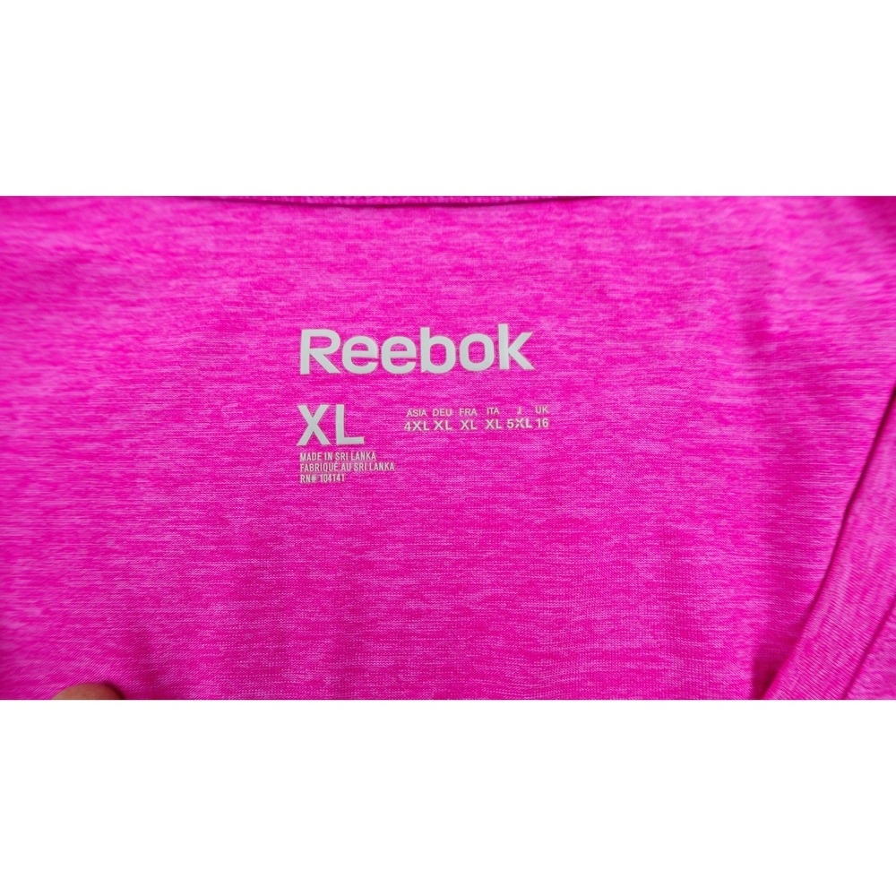 Reebok Tank Womens S XL Pink Basic Mesh Inset Racerback Speedwick Running Top - Picture 6 of 12